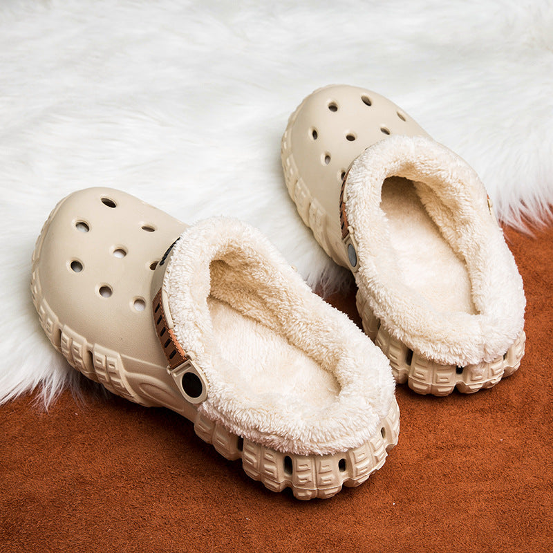 Stomping-feel Crocs Women's Winter Classic Outdoor Fashion Anti-slip Thick Sole