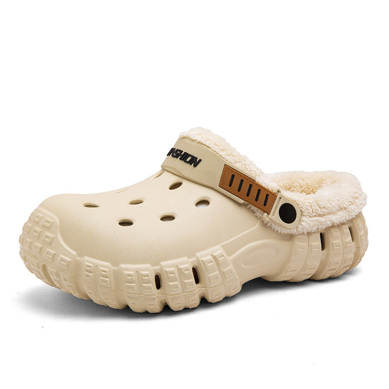 Stomping-feel Crocs Women's Winter Classic Outdoor Fashion Anti-slip Thick Sole