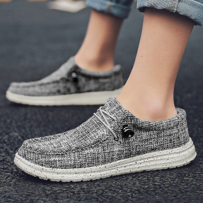 Men Loafers Fashion Canvas Shoes